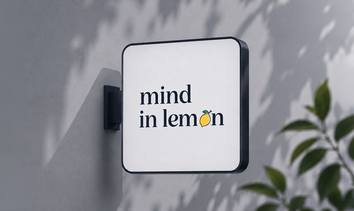 Mind in Lemon identity by BYPA